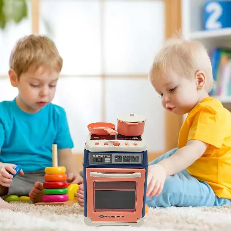 Ensemble de jeu de cuisine électrique interactif pour enfants, Mini Simulation d'appareils ménagers, jouet léger, cadeau, jeu de rôle de cuisine