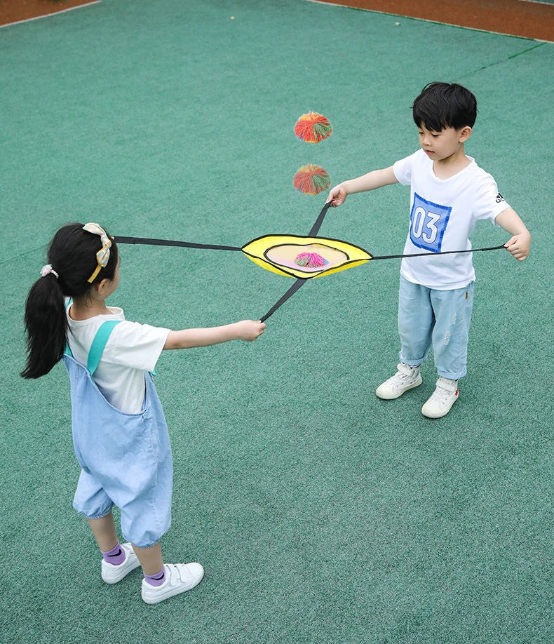 Enfants en plein air amusant et sport Parent-enfant jouet deux joueurs interactif lancer et attraper balle jeu sensoriel jouer jouets Jeux Enfant