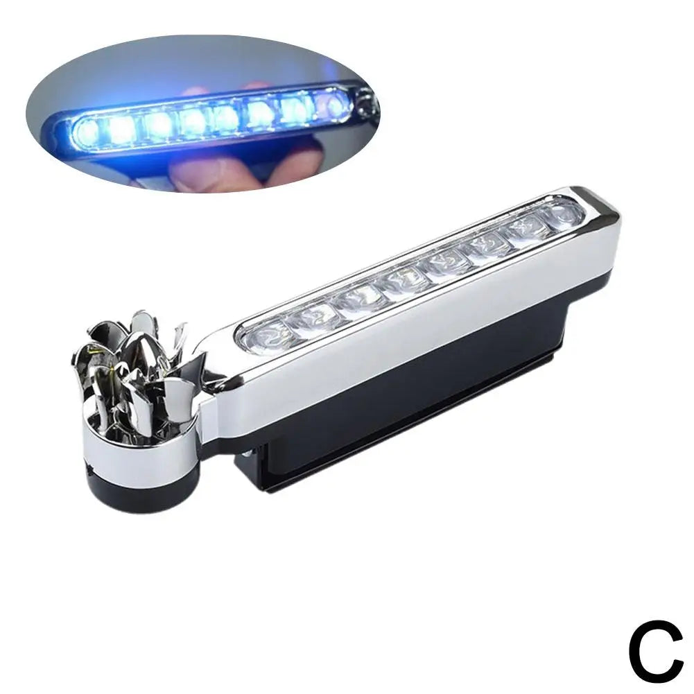 Wind 62Car-Feux de jour à LED, éclairage auxiliaire automatique créatif, ventilateur rotatif, lampe automobile, lumières de sauna