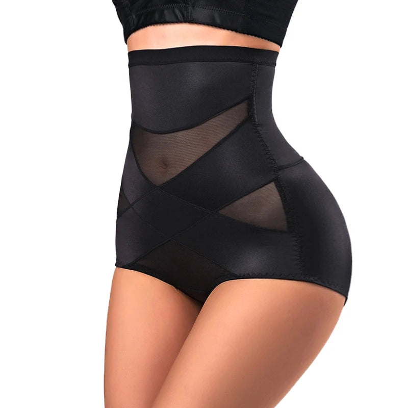 Sexy corps croisé Shaper taille haute culottes femmes sous-vêtements ceinture ventre contrôle formateur Shapewear sous-vêtements amincissants