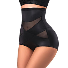 Sexy corps croisé Shaper taille haute culottes femmes sous-vêtements ceinture ventre contrôle formateur Shapewear sous-vêtements amincissants