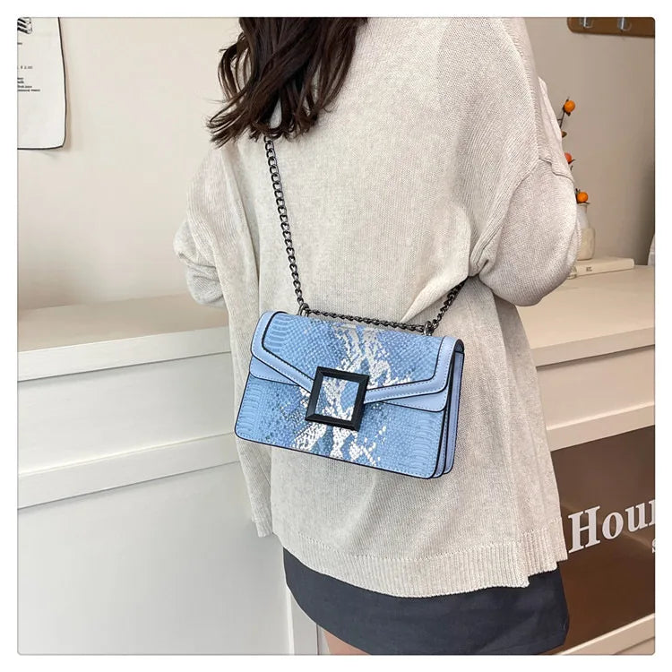 Sac à bandoulière simple pour femmes, style coréen, à la mode, design de niche décontracté, chaîne polyvalente, exquis, style occidental