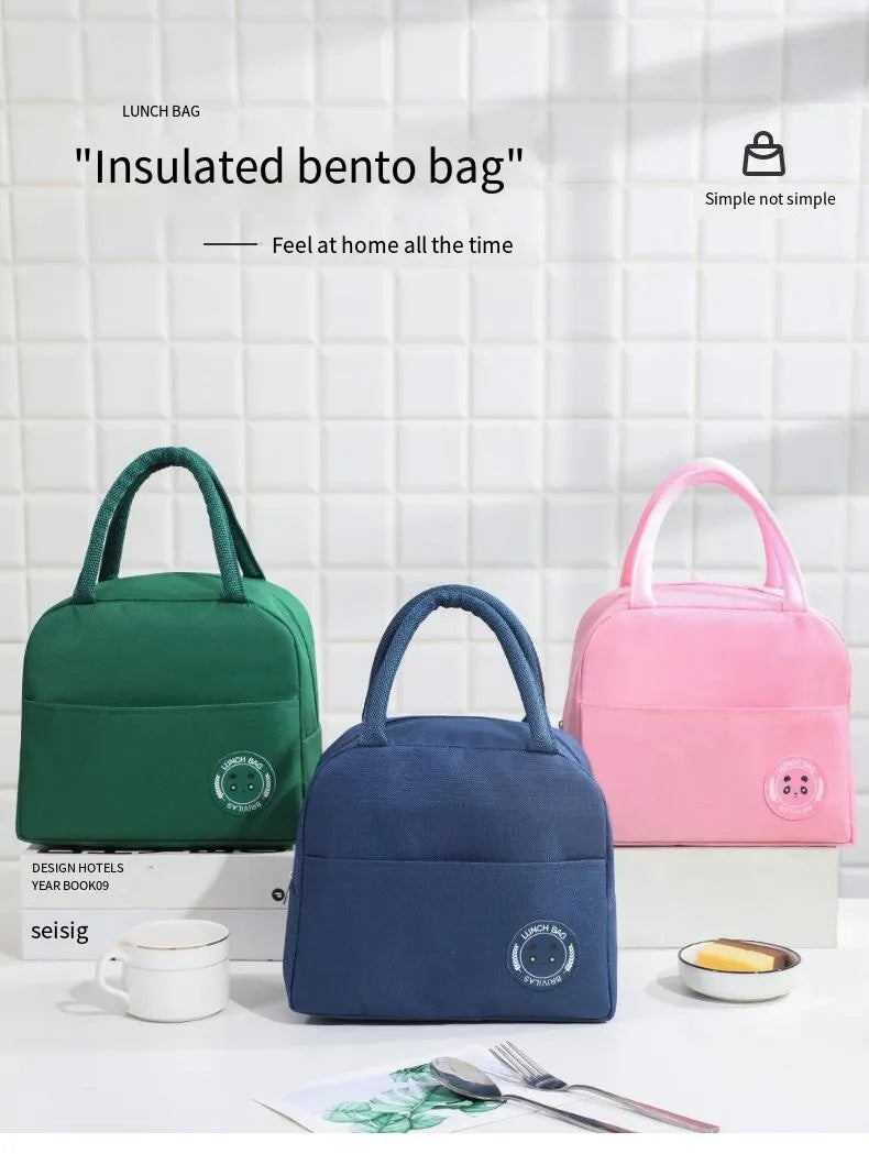 Sacs à lunch pour enfants, sac de pique-nique portable extérieur, sac de rangement des aliments, boîte à lunch pour enfants, documents solides, isolation thermique, grande capacité