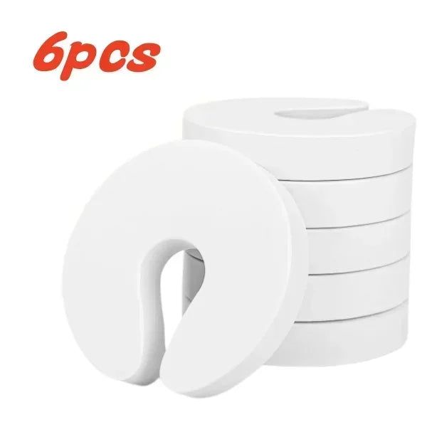 Baby Safety Door Stopper, 6 Pieces, Newborn Furniture Protector, Anti-Pinch, Child Lock, Finger Protection, Door Stopper