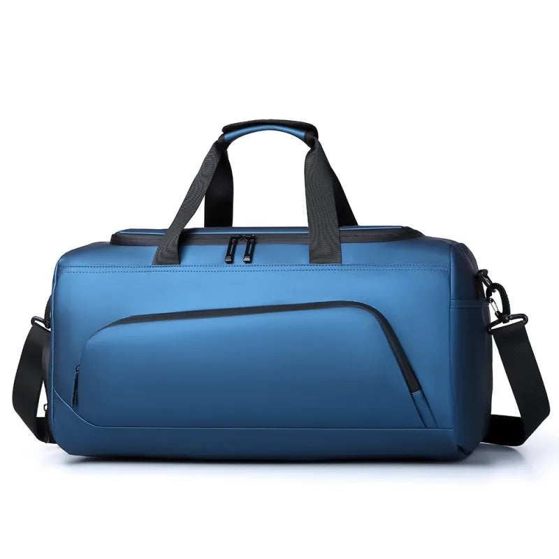 Sac de sport, sac à main de grande capacité, sac polochon de voyage portable, multi-compartiments avec rangement de chaussures, parfait pour les vacances, la salle de sport