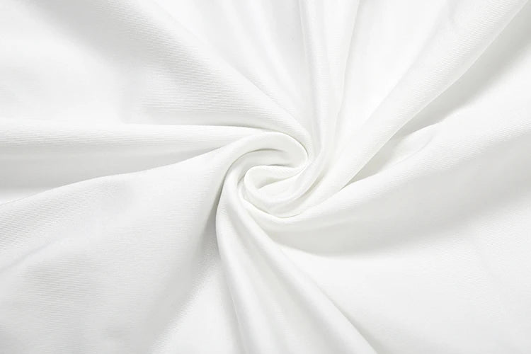 Sisterlinda – robe croisée sans taille pour femmes, col haut, Bandage, pompon, fente, manches longues, dos nu, plis, Sexy, moulante, fête de minuit, Y2K