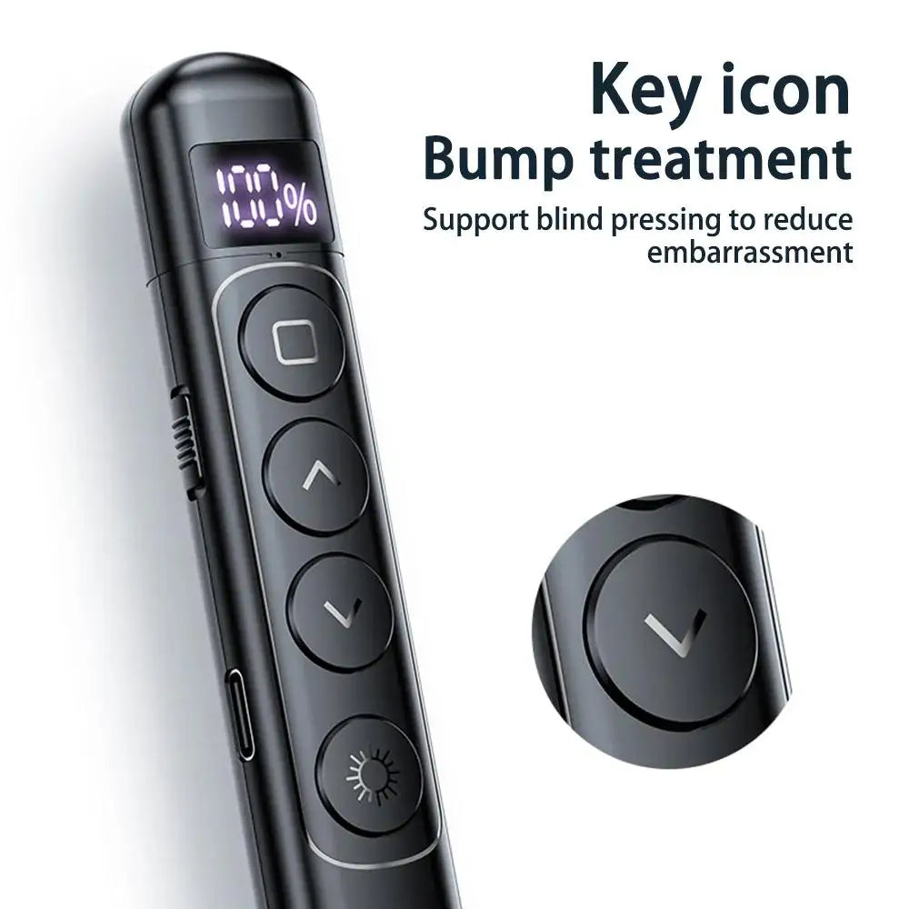 Wireless presentation pen with infrared remote control, USB laser pointer, PPT page turner, PowerPoint slide budget
