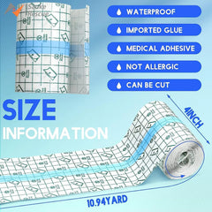 Rouleau de bandage imperméable pour tatouage, soins post-partum, Film Transparent, pansement, guérison de la seconde peau, adhésif Transparent de protection pour tatouage