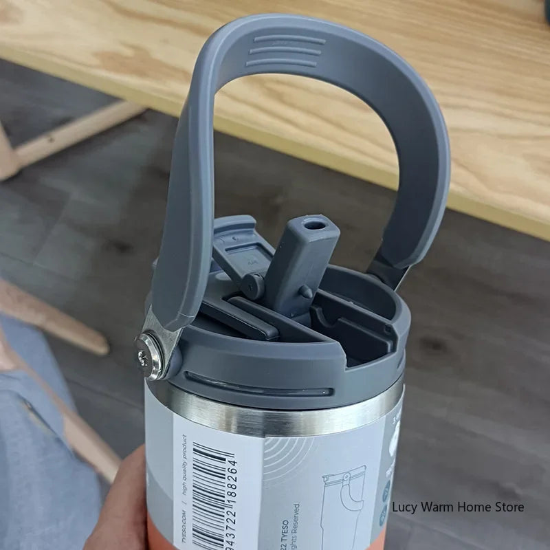 Tyeso Stainless Steel Thermos Coffee Mug, Double-Layer Insulated Travel Mug for Hot and Cold Drinks, Vacuum Flask, Car Water Bottle