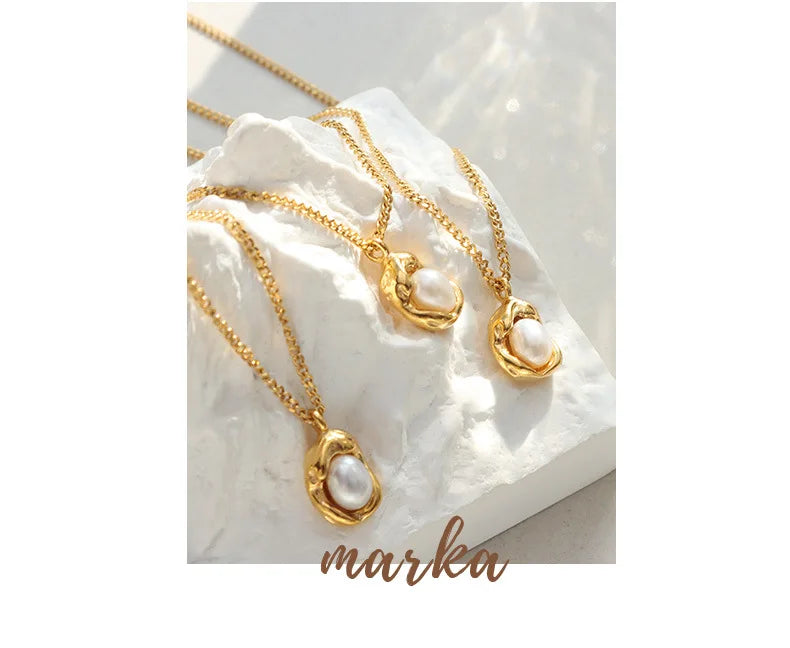 Collier pendentif en perles incrustées pour femmes, Design de luxe, chaîne cubaine en acier inoxydable, bijoux de mariage