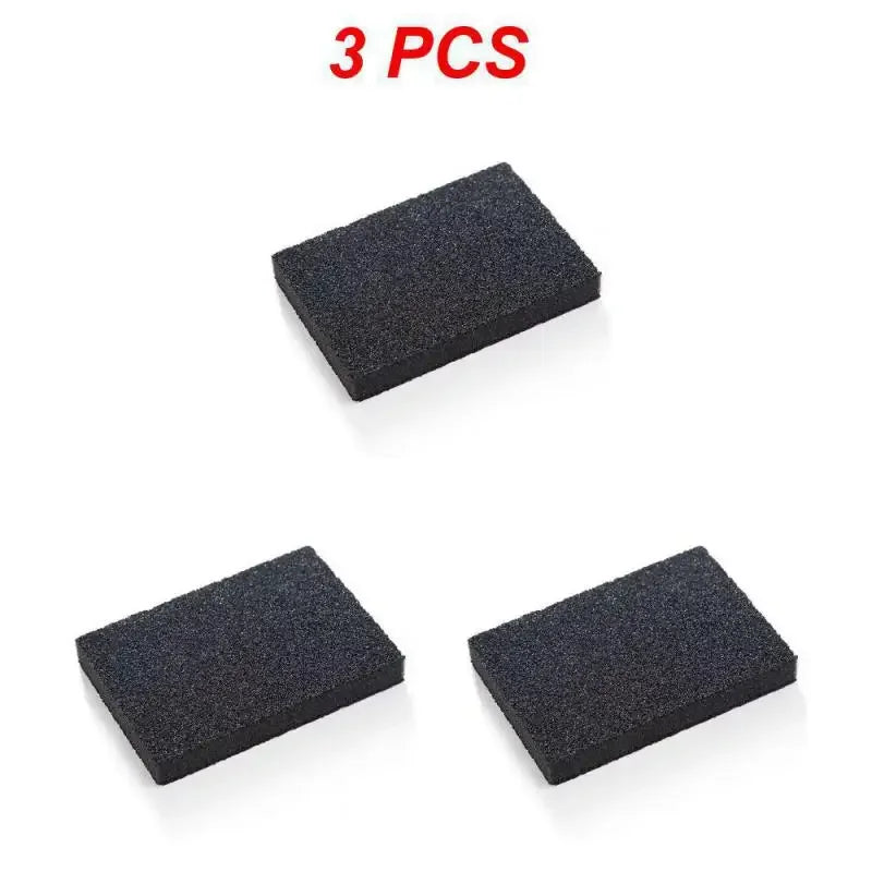 Éponge de nettoyage émeri noire, brosse de nettoyage, Agent détartrage, chiffon d'essuyage, Pot à récurer, outils de cuisine, Nano éponge, 3/5 pièces