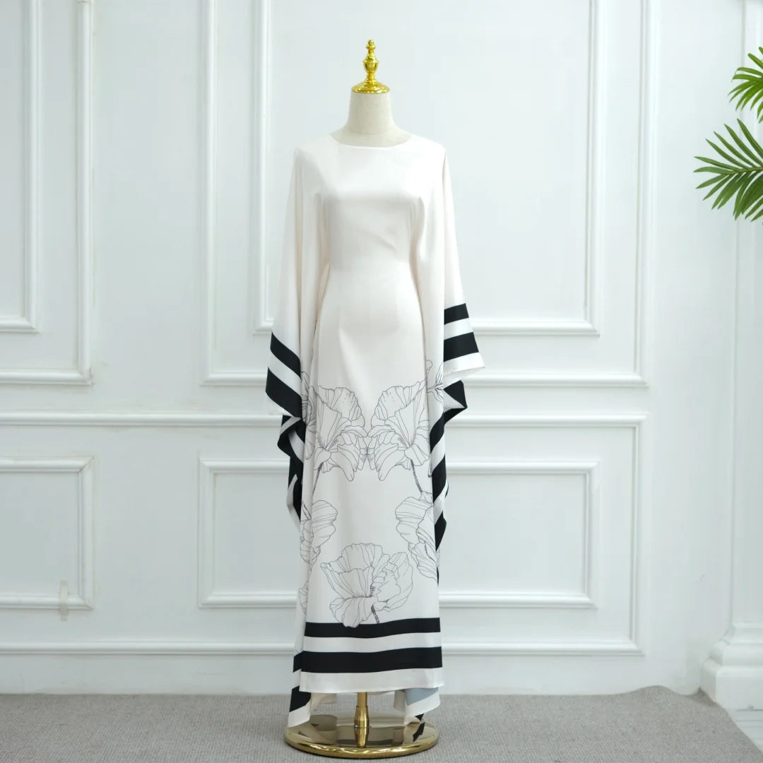 Ramadan Kebaya Muslim Abaya Damen Dubai Luxury Caftan African Dresses for Women Turkey Islam Moroccan Caftan Muslim Women's Dress
