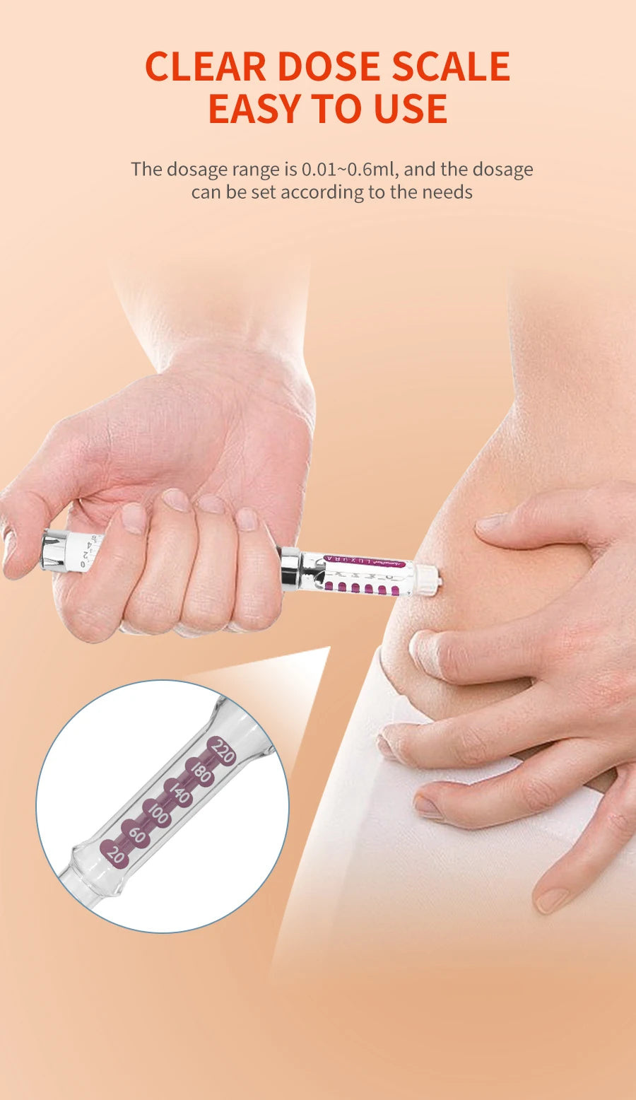 HumaPen – stylo d'injection de sucre dans le sang pour adultes, 3ml, dose contrôlée, soins de santé indolores, diabète et perte de poids