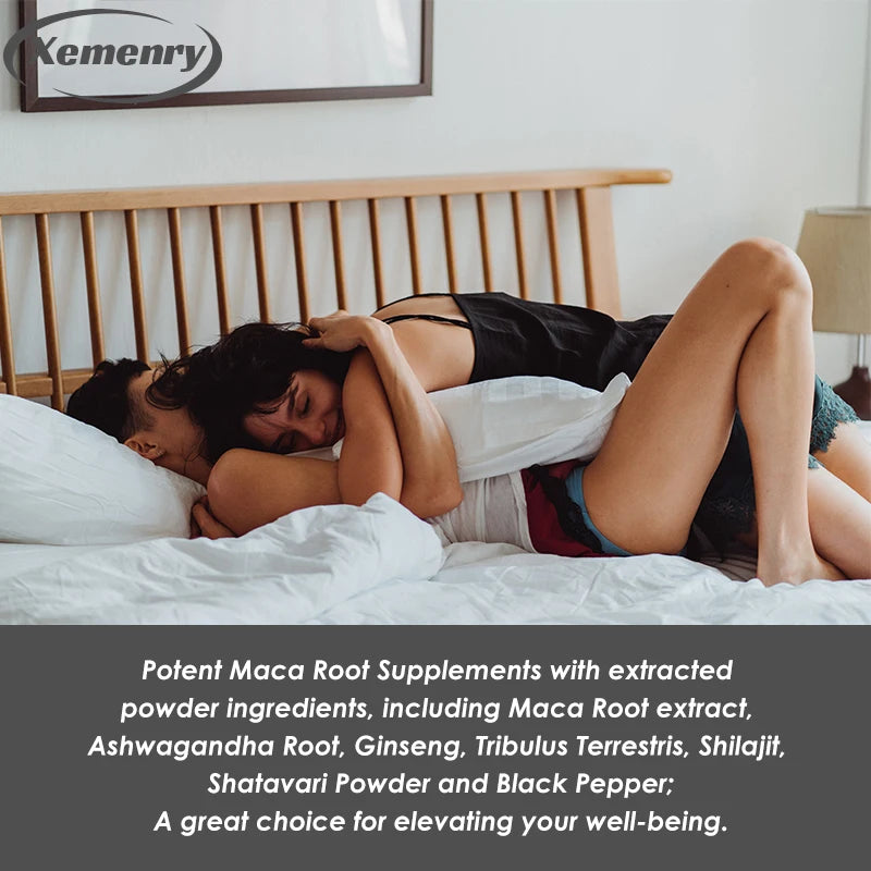 Maca - Performance athlétique, améliore la masse et l'endurance musculaire, la réparation musculaire et la résistance à la fatigue - 120 gélules