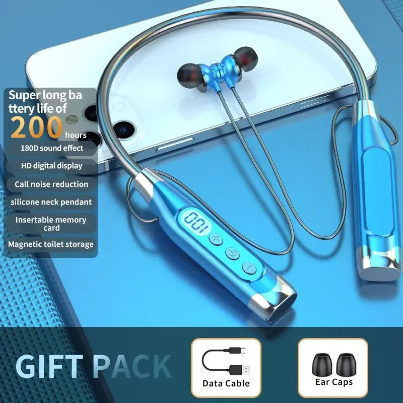 TWS Headphones Earbuds Earphones Earhook, Ecouteurs Bluetooth 5.49 sans Fil Casque Audio avec Haut-parleurs dynamiques de, avec microphone, Son stéréo immersif, 28h d'Autonomie pour Sport, entraînement, Yoga, Extérieur