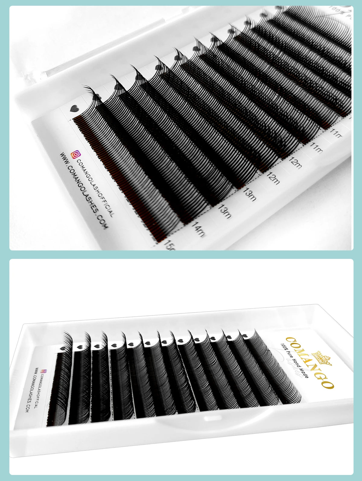 CoMango Qualité 5D Fée Fleur Flora Cils Préfabriqués Fans Cils Individuels Extension Maquillage Naturel Doux Fournisseur En Gros