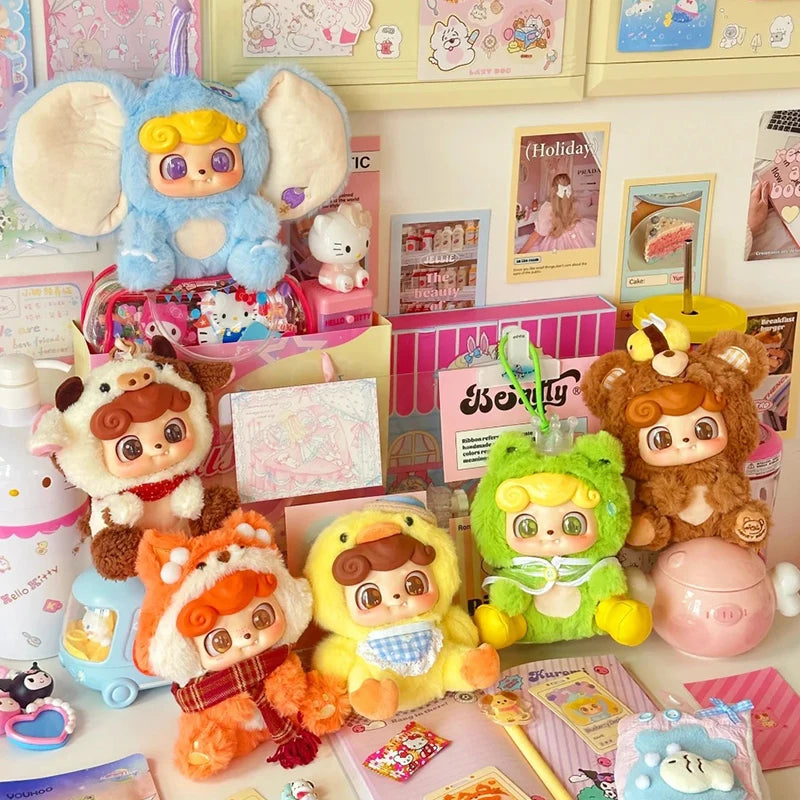 Qkid Jotoys véritable Q Bao boîte aveugle Animal maternelle jeu à la mode poupée mignonne jouet fait à la main cadeau