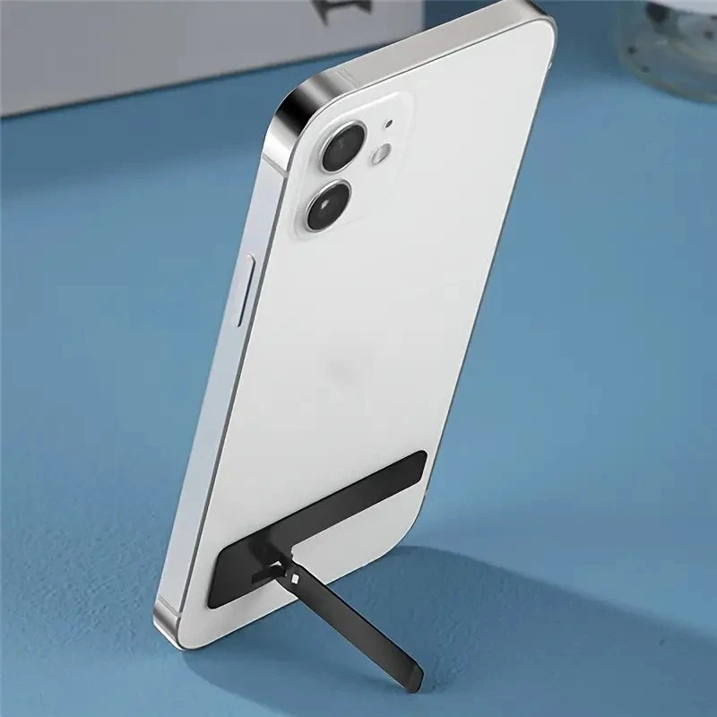 Support pour smartphone, béquille portable pour téléphone portable, support de téléphone pliable, béquille de téléphone en acier inoxydable, universel réglable