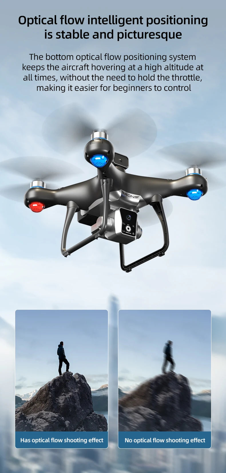 Nouveau Drone KY102 avec écran 8K, double caméra, localisation du flux optique sans balais, évitement Intelligent des obstacles, jouets d'hélicoptère RC