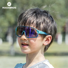 ROCKBROS lunettes de soleil enfants filles garçons lunettes polarisées/photochromiques enfants lunettes Protection UV lunettes lunettes