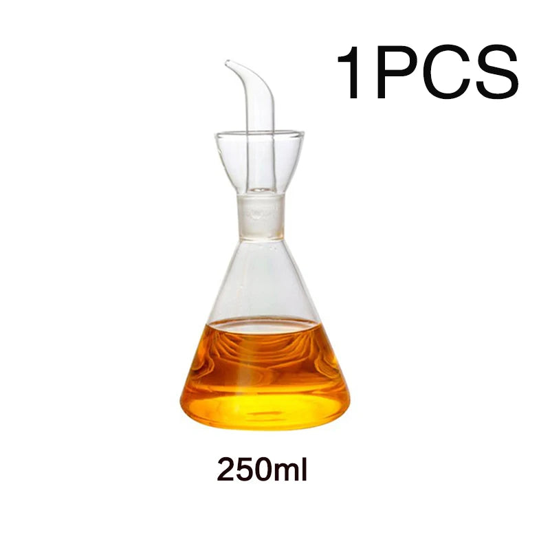 Pot d'huile en verre à haute teneur en Borosilicate, Pots d'huile et de vinaigre anti-fuite pour la cuisine, Pot de Sauce soja, réservoir d'huile, bouteille d'huile d'assaisonnement
