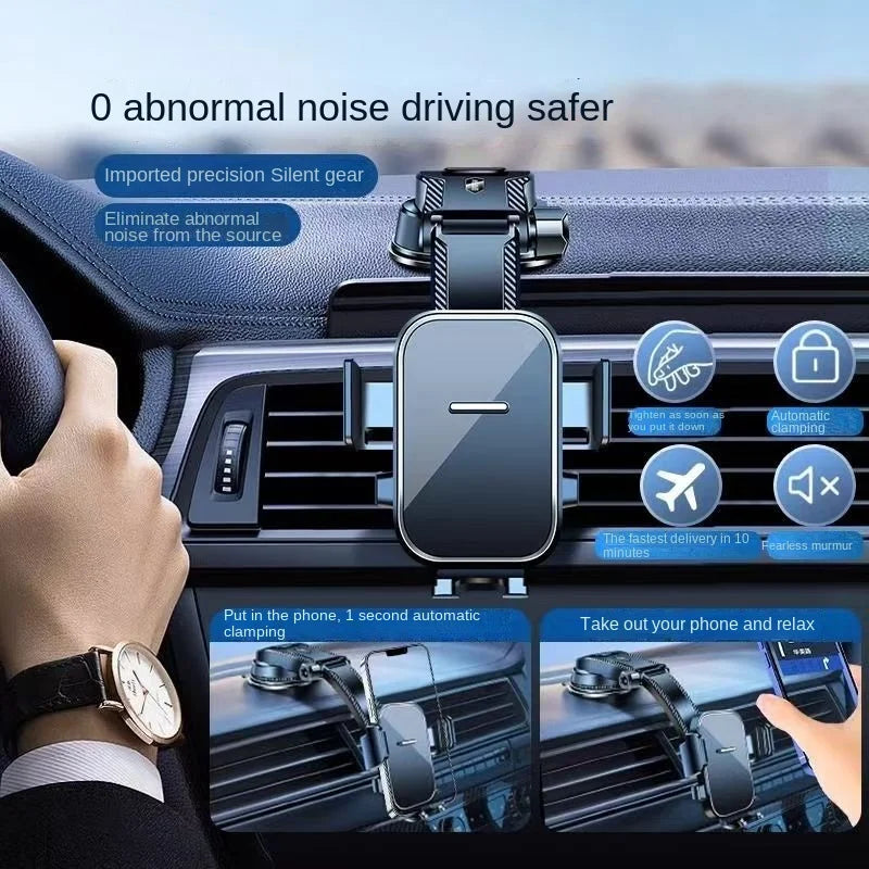 Support pour voiture téléphone portable 2025, nouveau tableau de bord de commande centrale de voiture, clip de navigation dédié, cadre de support fixe anti-secouement