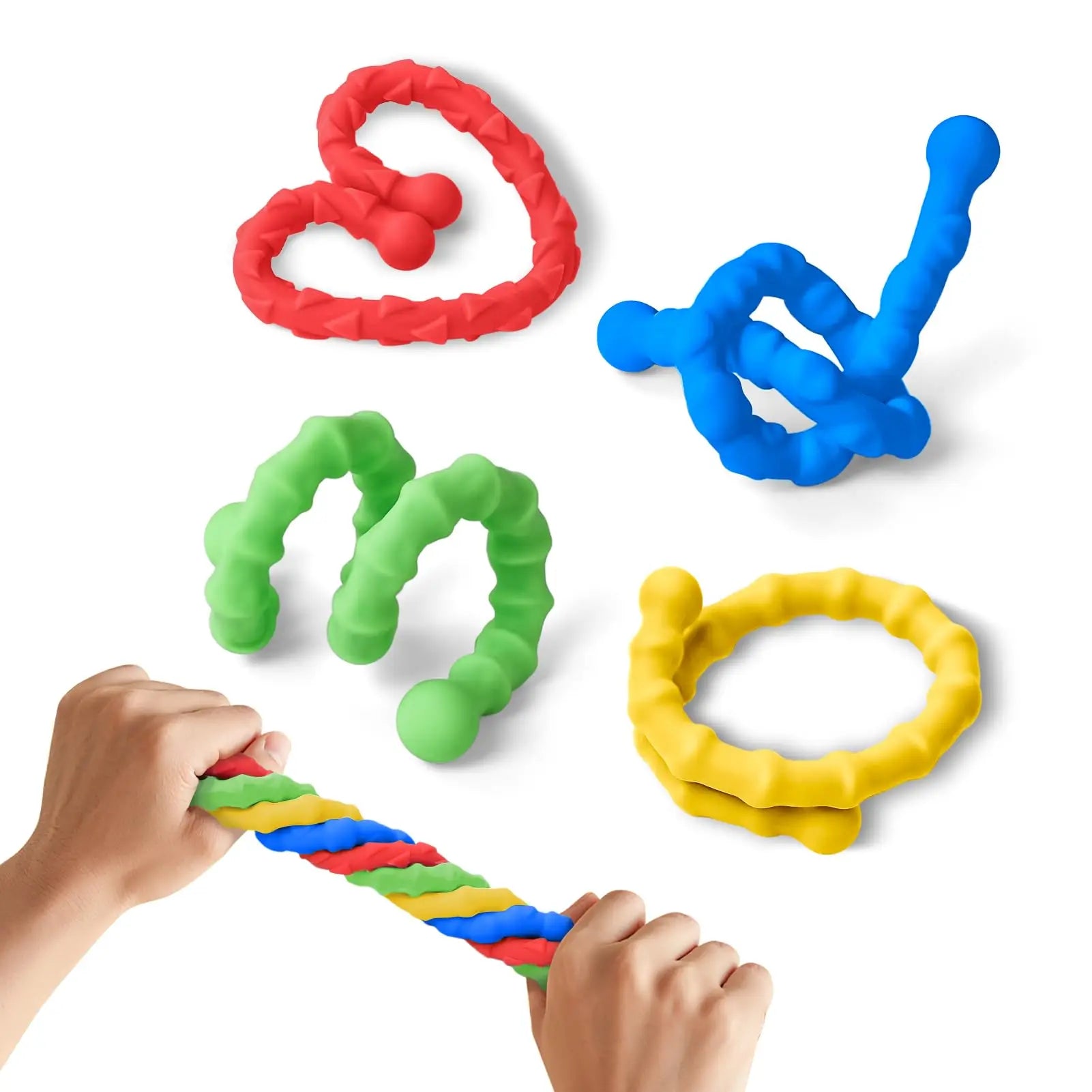 Bâton sensoriel en Silicone, jouets sensoriels Anti-Stress EDC Fidget pour enfants adultes tdah autisme anxiété Gadgets Antistress silencieux