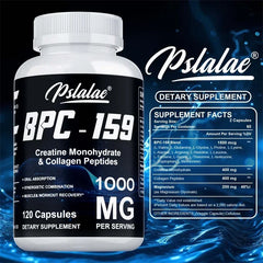 BPC-159, avec peptides de créatine monohydrate et de collagène – Améliore l'énergie, l'endurance, soutient la récupération musculaire et athlétique