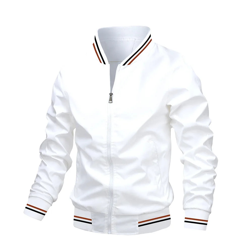 Veste de sport décontractée pour hommes, automne, hiver, Europe et États-Unis, manteau tendance de la mode, veste de sport, nouveau