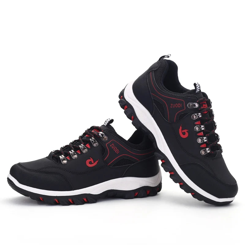 Men's leather shoes, casual men's shoes, sneakers for spring, autumn, winter, men's tennis shoes, lightweight walking shoes