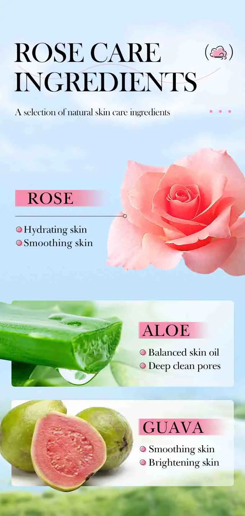 SAODER Fruits nettoyant pour le visage mousse de lavage du visage Massage nettoyage Mossee hydratant produits de soins de la peau du visage