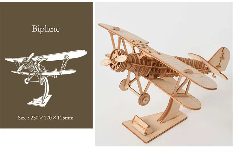 Puzzle 3D en bois, modèle de jouet mécanique fait à la main, jeu de construction, à assembler, modèle de bateau, ornement, cadeau de noël, 1 pièce