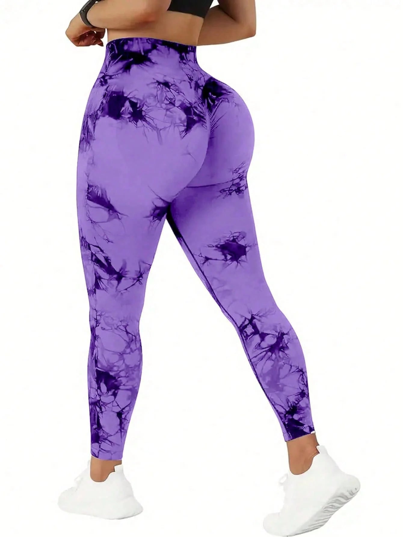 Pantalon de Yoga sans couture pour femmes, teinture par nouage, taille haute, doux et confortable, vêtements de sport, Leggings d'entraînement, collants