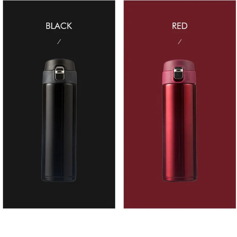 Les étudiants vont à l'école tasse Thermos couverture de balle créative tasse d'eau potable directe Simple couleur unie Durable et pratique