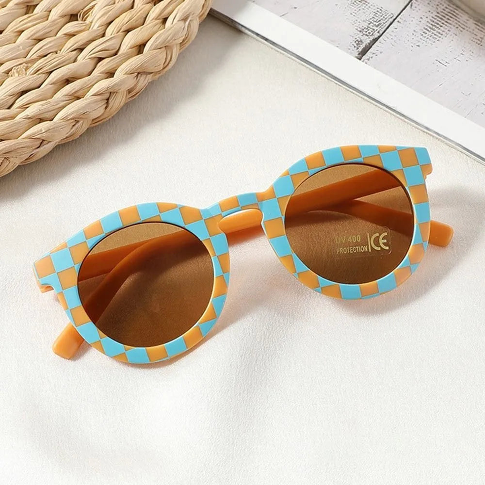 Enfants personnalité classique en plein air Protection solaire lunettes de soleil garçons filles couleurs protéger les yeux bébé UV400 lunettes de soleil enfants
