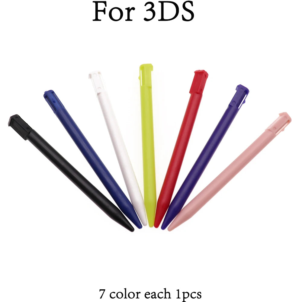 Plastic and metal touchscreen stylus, 1 set, for game consoles, compatible with Nintendo DS, Nintendo DS, Wii U, 2DS, 3DS XL, New 3DS XL, New 2DS XL