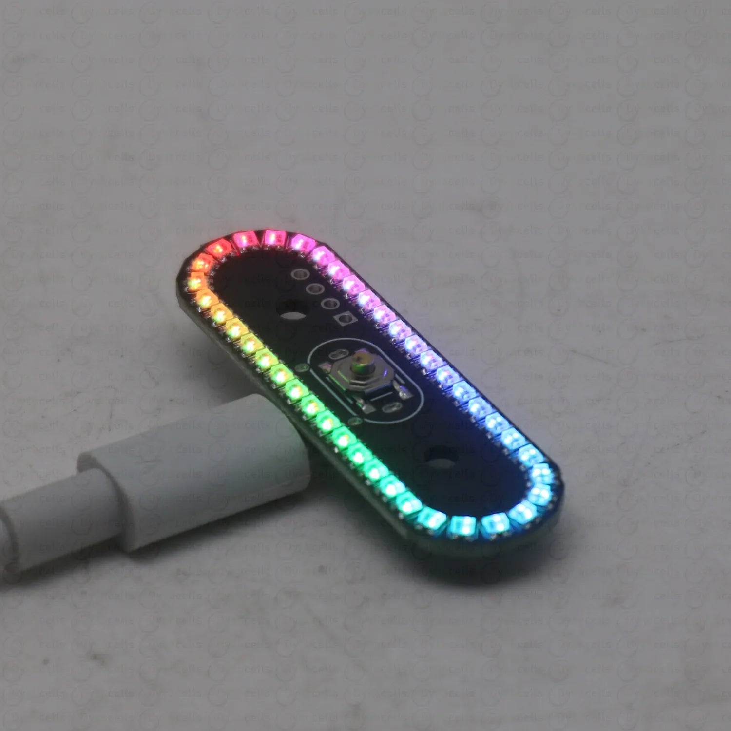 Feu arrière coloré à 8 modes, modèle de flux lumineux LED sans fil, clignotant, dégradé de respiration, lampe rotative pour véhicules RC, avion, Drone