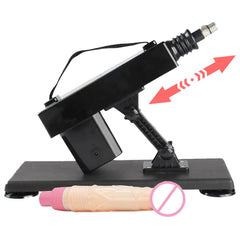 Sex machine, adult toy, automatic thrusting device for men and women, masturbation, adjustable vaginal and anal massage, pump gun