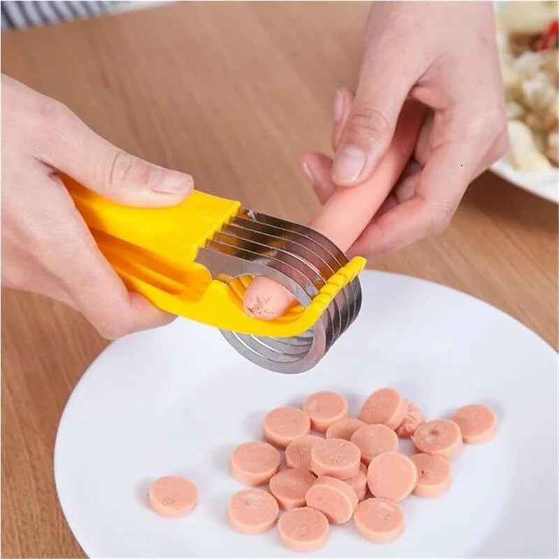 Coupeur de fruits en plastique écologique, outil de cuisine de qualité supérieure, idéal pour trancher, couper les concombres et plus encore