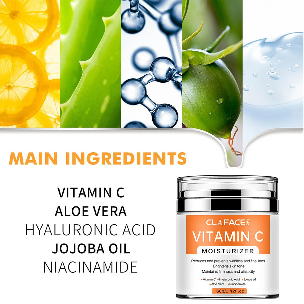Crème pour le visage au rétinol Anti-rides Anti-âge hydratant acide hyaluronique vitamine C crème pour le visage soins de la peau crèmes blanchissantes pour le visage