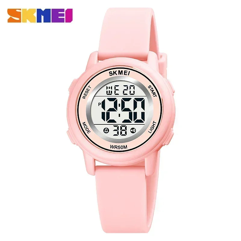 SKMEI 1721 étanche alarme enfant montres montre enfant garçons filles Sport enfants montre coloré Led enfants montres numériques