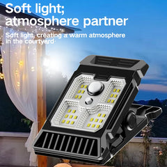 Lampe solaire à détection intelligente améliorée, lampe murale extérieure pour cour, éclairage de jardin, nouvelle collection