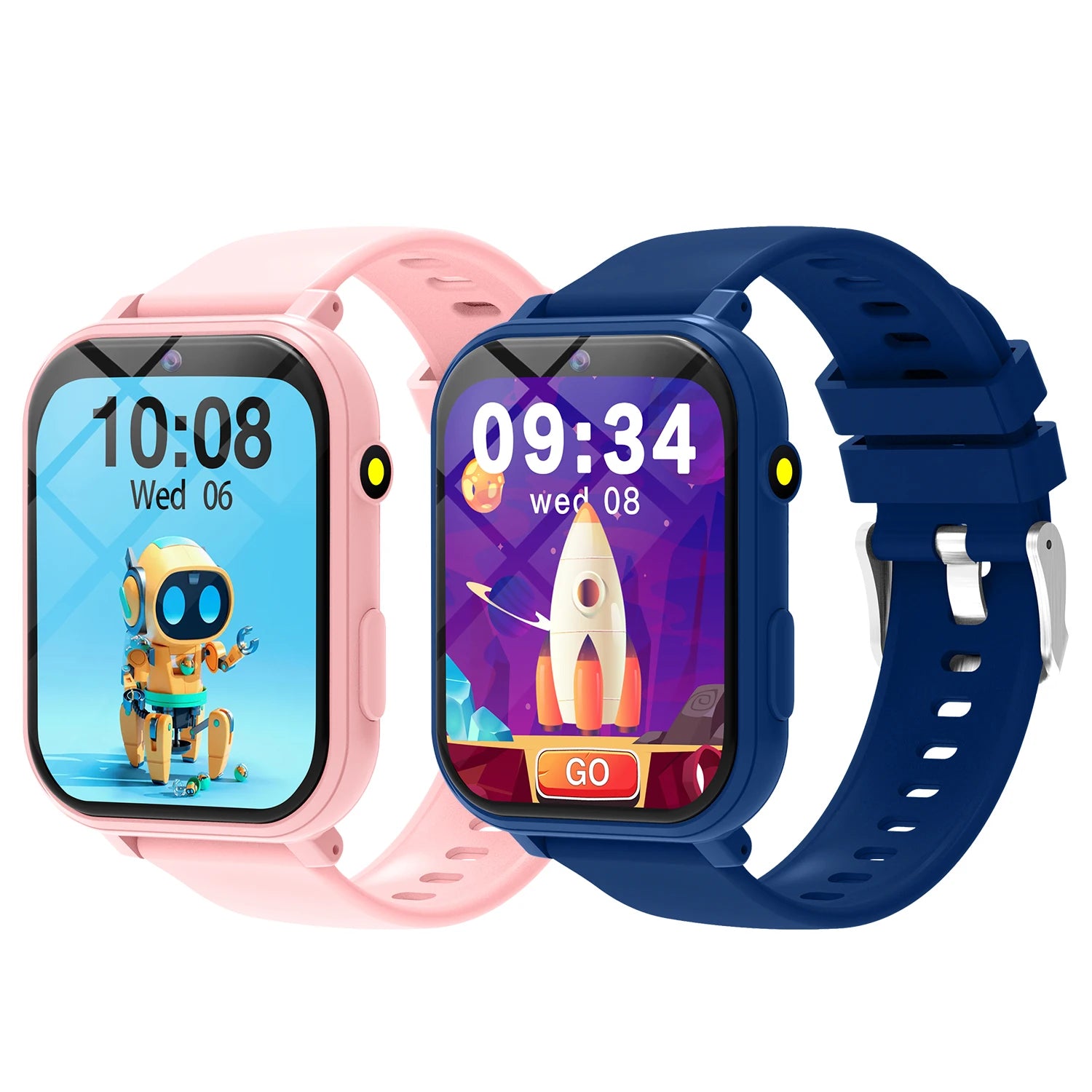Nouveaux enfants Smartwatch jeux HD caméra frontale surveillance du sommeil lampe de poche électronique écran tactile alarme calculatrice cadeau garçons filles