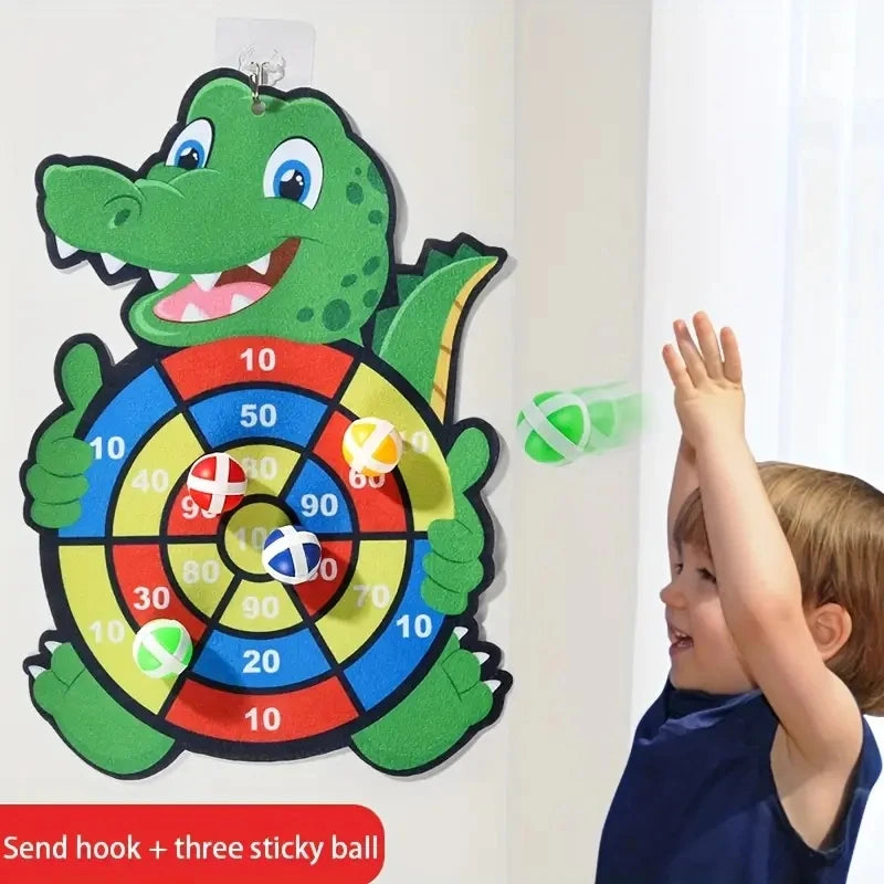 Jeux éducatifs jeu de fléchettes bébé jouet Stickey balle fléchette Sports d'intérieur enfant jeux Montessori pour enfants de 3 à 12 ans