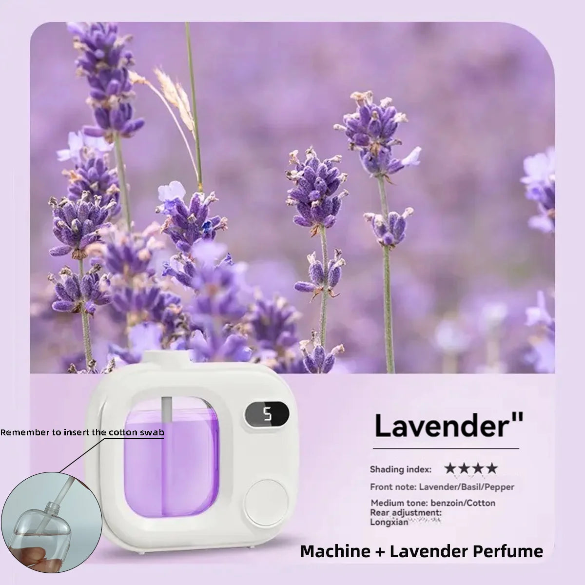 Aromatherapy diffuser, automatic fragrance sprayer for home, bedroom, and bathroom. Air freshener spray.
