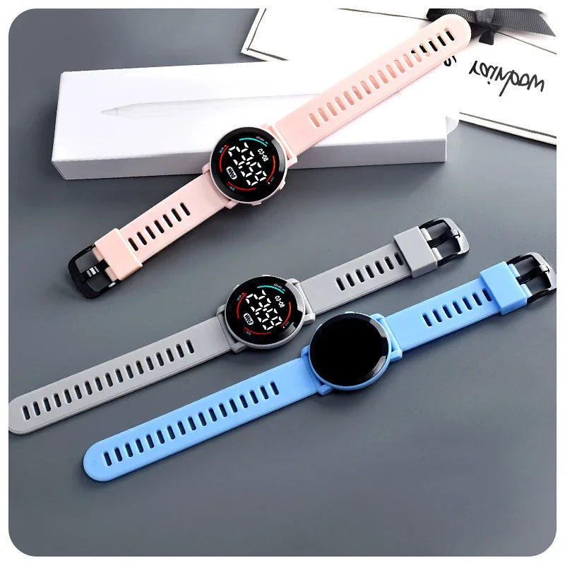 Montres pour enfants mode montres numériques pour enfants étanche Sport LED montre-bracelet électronique Simple garçons filles étudiant horloge