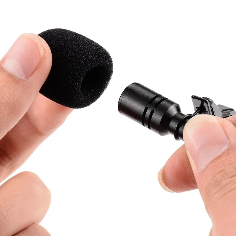 USB Mini Microphone Lavalier Type C pince métallique micro à revers 3.5mm Microphone à condensateur pour PC portable téléphone portable conférence Mike
