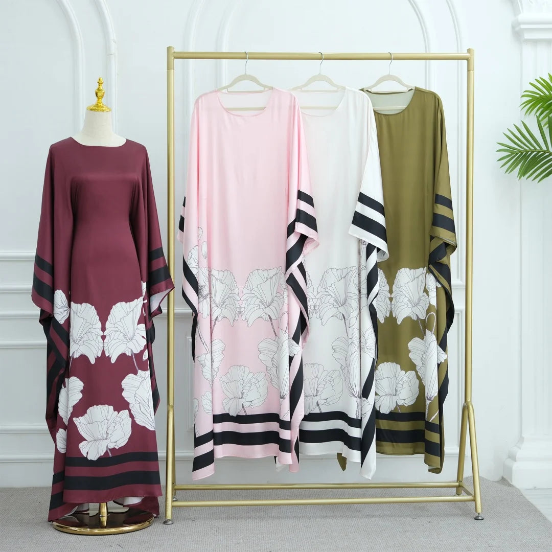 Ramadan Kebaya Muslim Abaya Damen Dubai Luxury Caftan African Dresses for Women Turkey Islam Moroccan Caftan Muslim Women's Dress