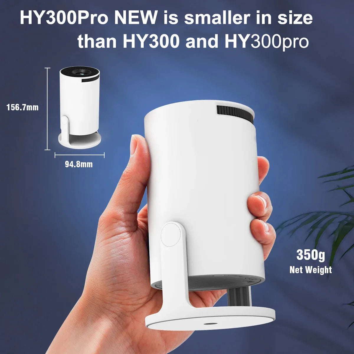 2025new DITONG HY300 pro nouveau projecteur HD 4K portable Android LED vidéo Home cinéma cinéma mini projecteur film HY300plus