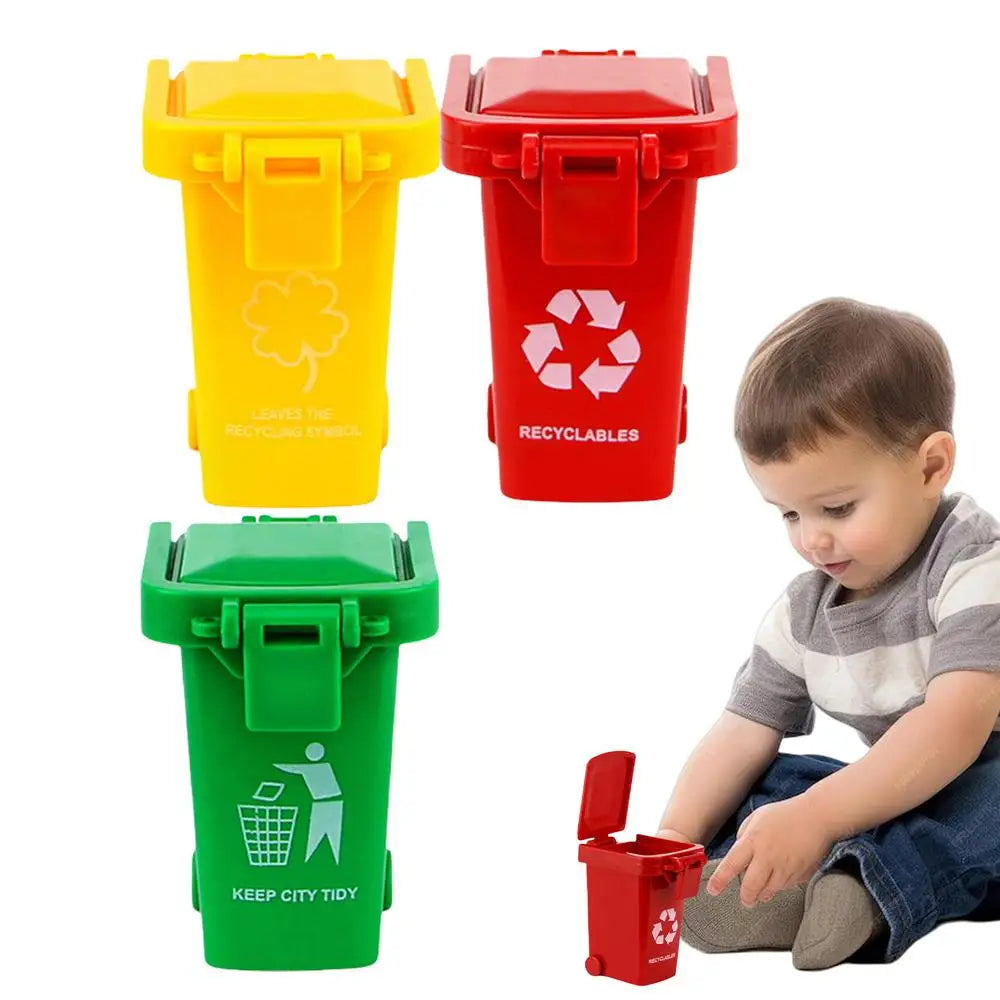 Poubelle l'inventaire pour enfants, mini camion, poubelles de bureau, jeu, petit garçon